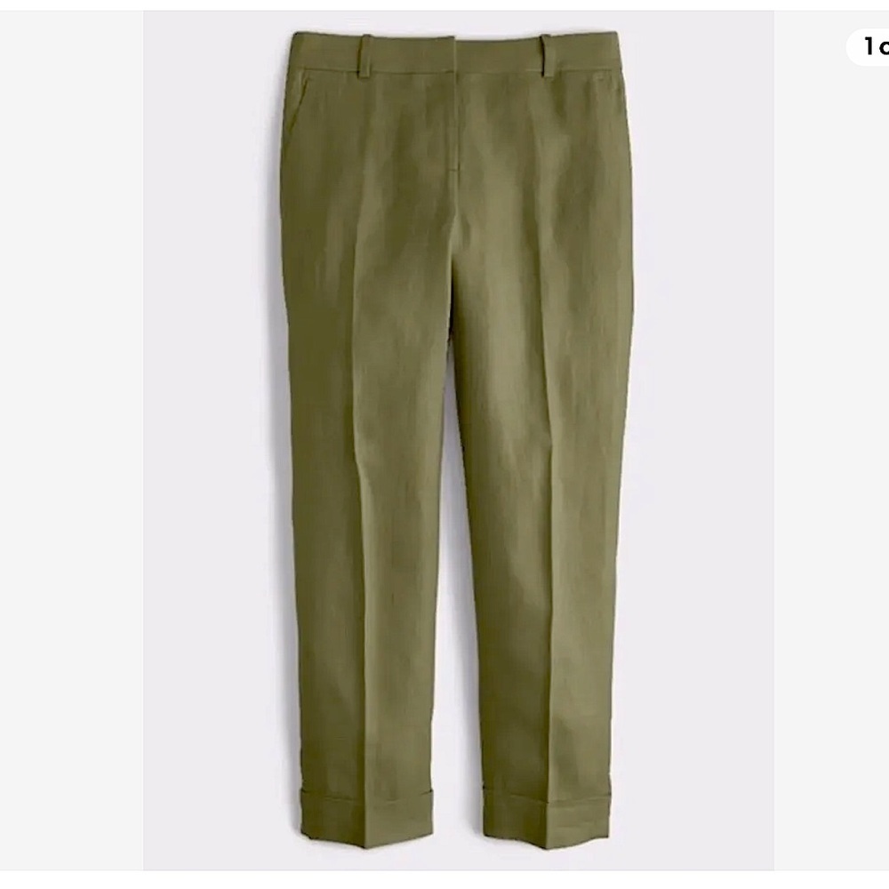 J. Crew Rhodes Pants in Linen sz.0P